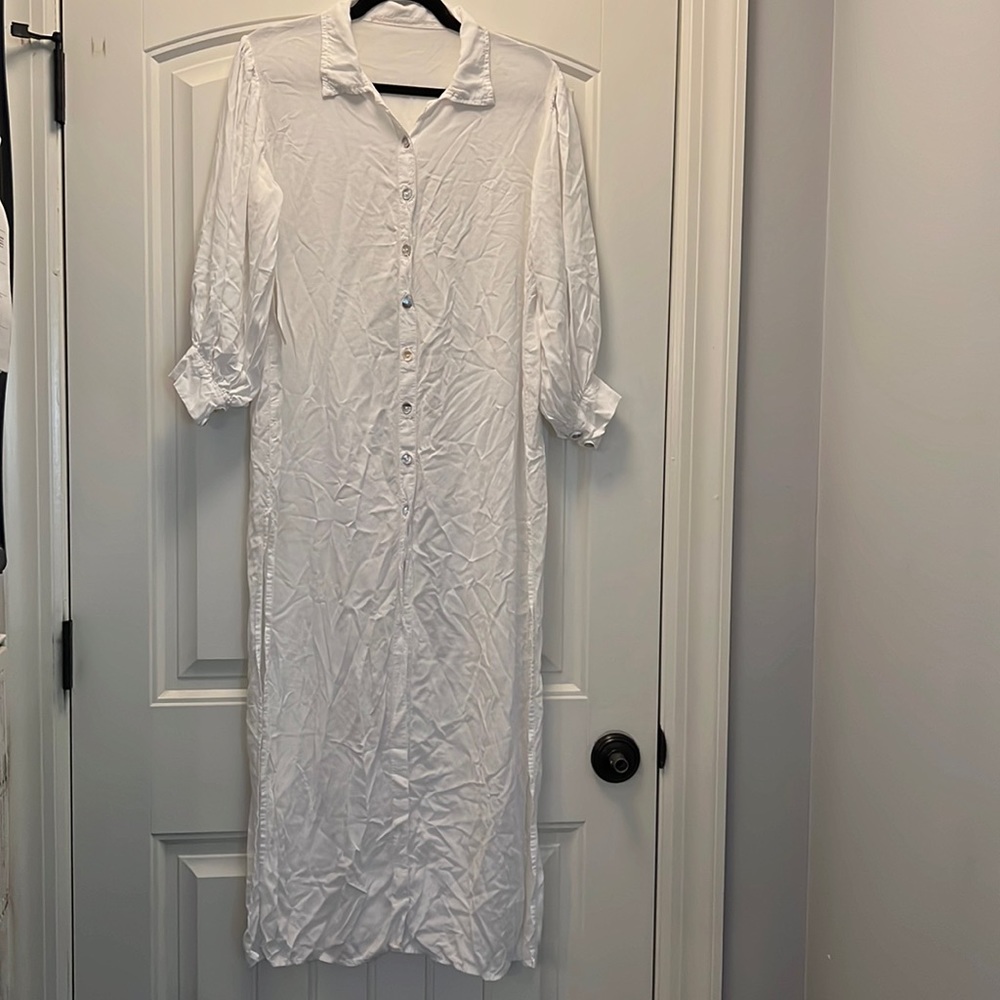 NWT White Jens Pirate Booty Dress/Coverup Size S